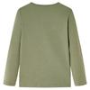 Kinder Langarmshirt Khaki 104