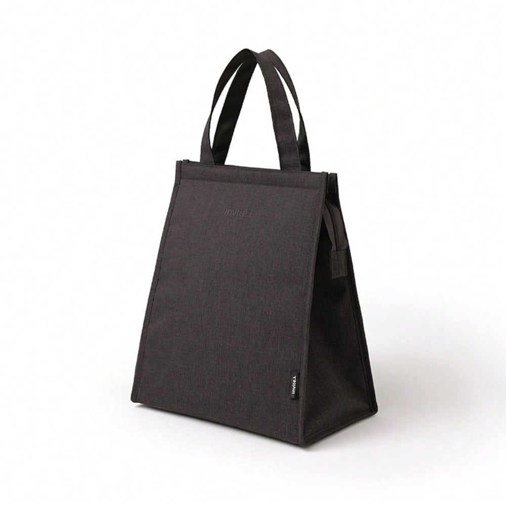 Sac Bento Épaissi, Sac Isotherme en Feuille d'Aluminium pour Boîte à Lunch, Sac Bento Portable, Sac à Lunch. Black multicolore