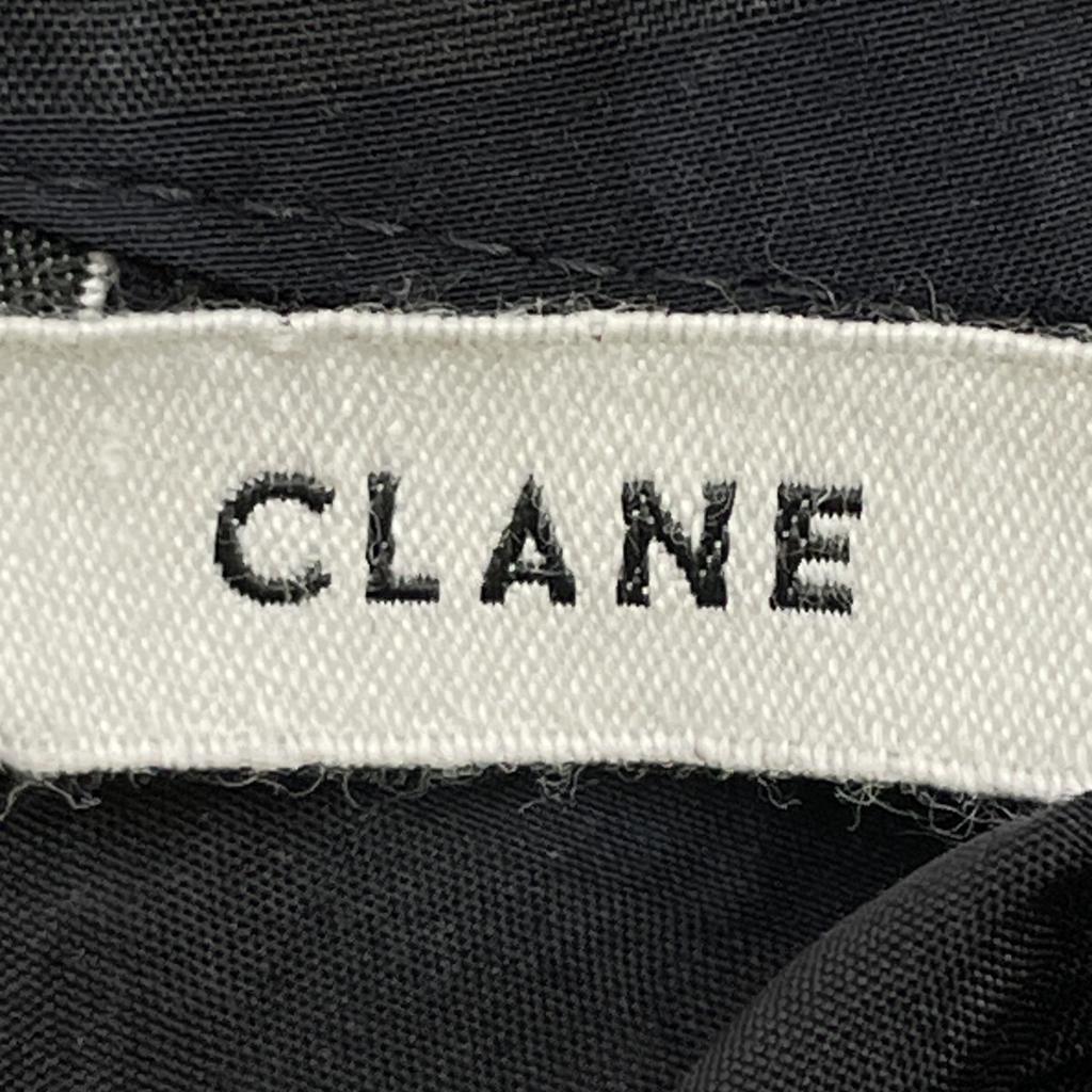 CLANE 23 Stainless Steel Black 14112-5262 Kingham Check Handkerchief One Piece Dress 0 blackUsed