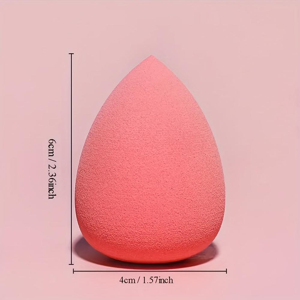 1pc Makeup Sponge with Storage Box, Dual Use Wet & Dry Beauty Blender for Liquid Powder Cream Foundation, Normal Skin Type