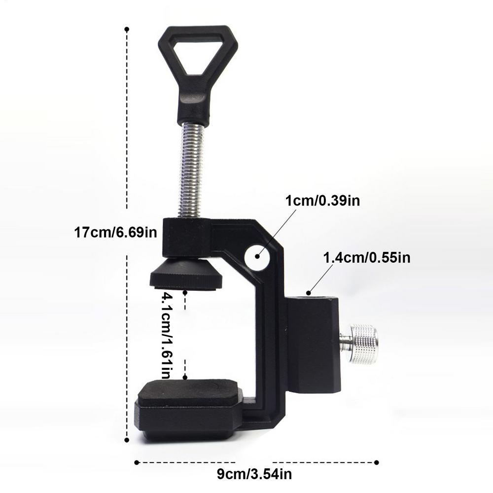 Camera Clip Mount Adjustable Camera Mount Multifunctional Light Stand Camping Lamp Holder Bracket for Outdoor Home Picnic Dorm