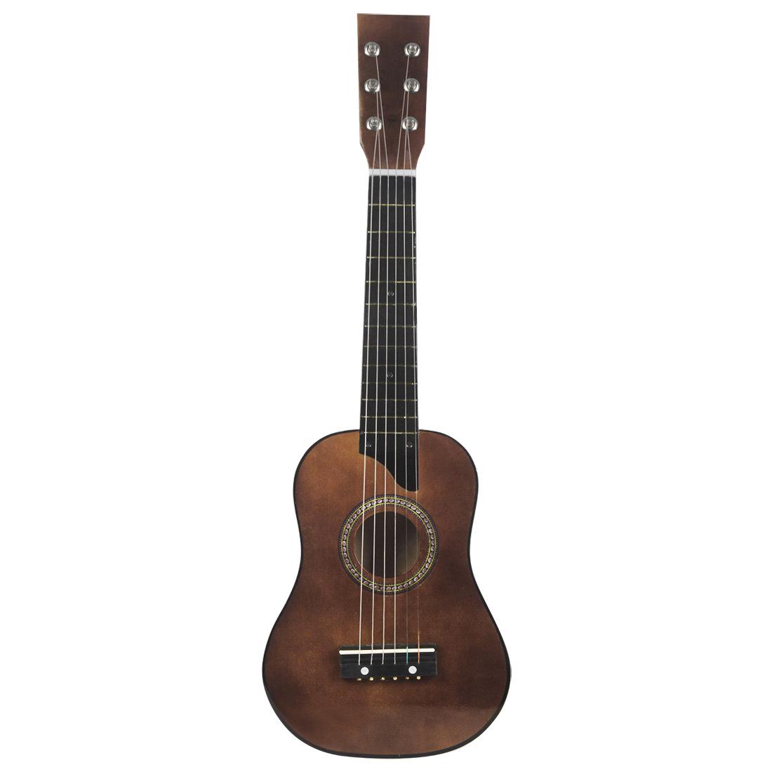 25-Inch Colorful Linden Wood Beginner Children s Brazilian Six-String Toy Guitar