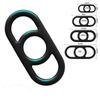 3 Holes Cock Ring Delay Ejaculation Penis Ring Dick Enlargement Silicone