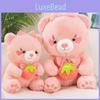 Cute Strawberry Bear Plush Toy Soft Stuffed Animal Cuddle Doll Gift For Girls