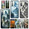 For Realme GT Neo 2 3 3T 5 Phone Case For Realme 12 11 5G 10 9 8 5G 7 6 GT5 GT3 GT2 Pro Plus C21 C11 C25 C35 Cover Landscape Art