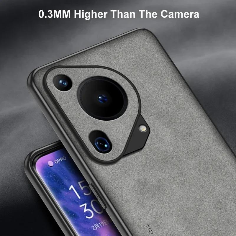 For Huawei Pura 70 Ultra Case Luxury PU Leather Phone Case For Huawei Pura 70 Pro Plus Cover Silicone Shockproof Full Protection