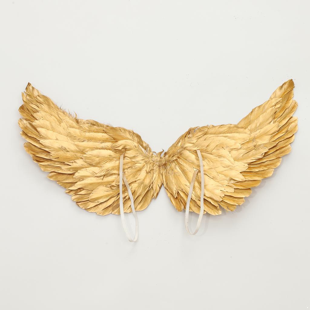 Children Angel Feather Wings Christmas Angel Wing Party Costume Wings Halloween Christmas Masquerade Accessories