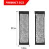 Mandark 2PCS Mesh Cargo Net For Car Trunk Storage, Elastic Vehicle Wall Sticker Organizer Net, 9.8 * 7.8 Inch Adjustable Auto Interior Storage Pouch