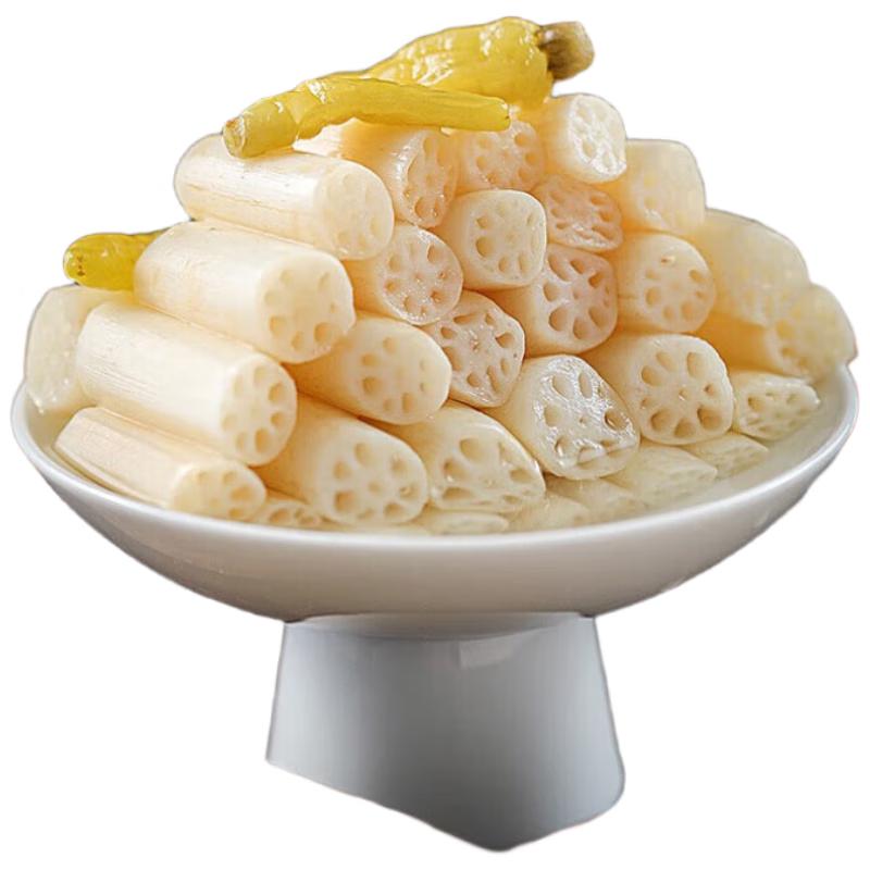 Zui Chan Ni Sour & Spicy Pickled Chili Lotus Root Tips (3-Pack)