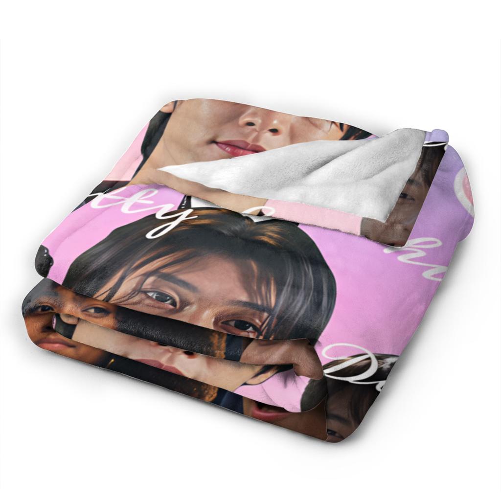 TV XO Kitty Kim Min Blanket Super Soft Graphic Plush Throw Blanket For Home Decor Travel Office Flannel Bedspread Bed Cover