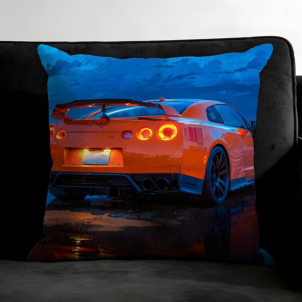 Car Cool Cushion Cover Pillowcase Ultra Soft Skin Friendly Fabric Cloud Like Comfort & Concealed Zipper