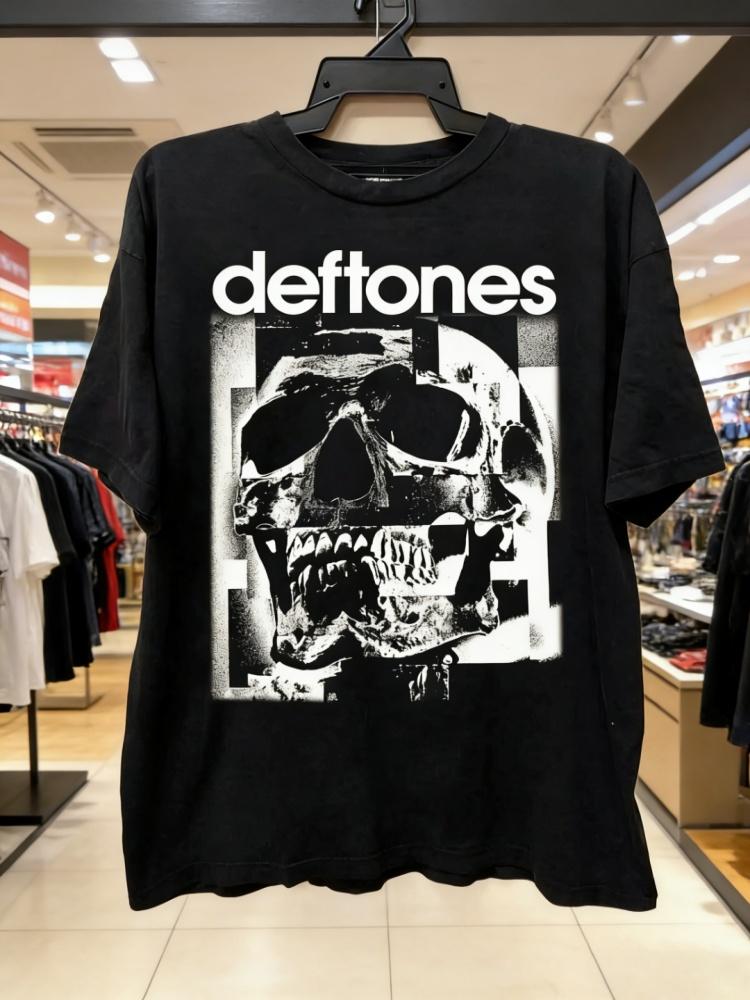 2026 Deftones Band WHITE PONY Vintage TShirt Men Women T Shirt Loose Fitness Short Sleeve Street Deftones TShirts