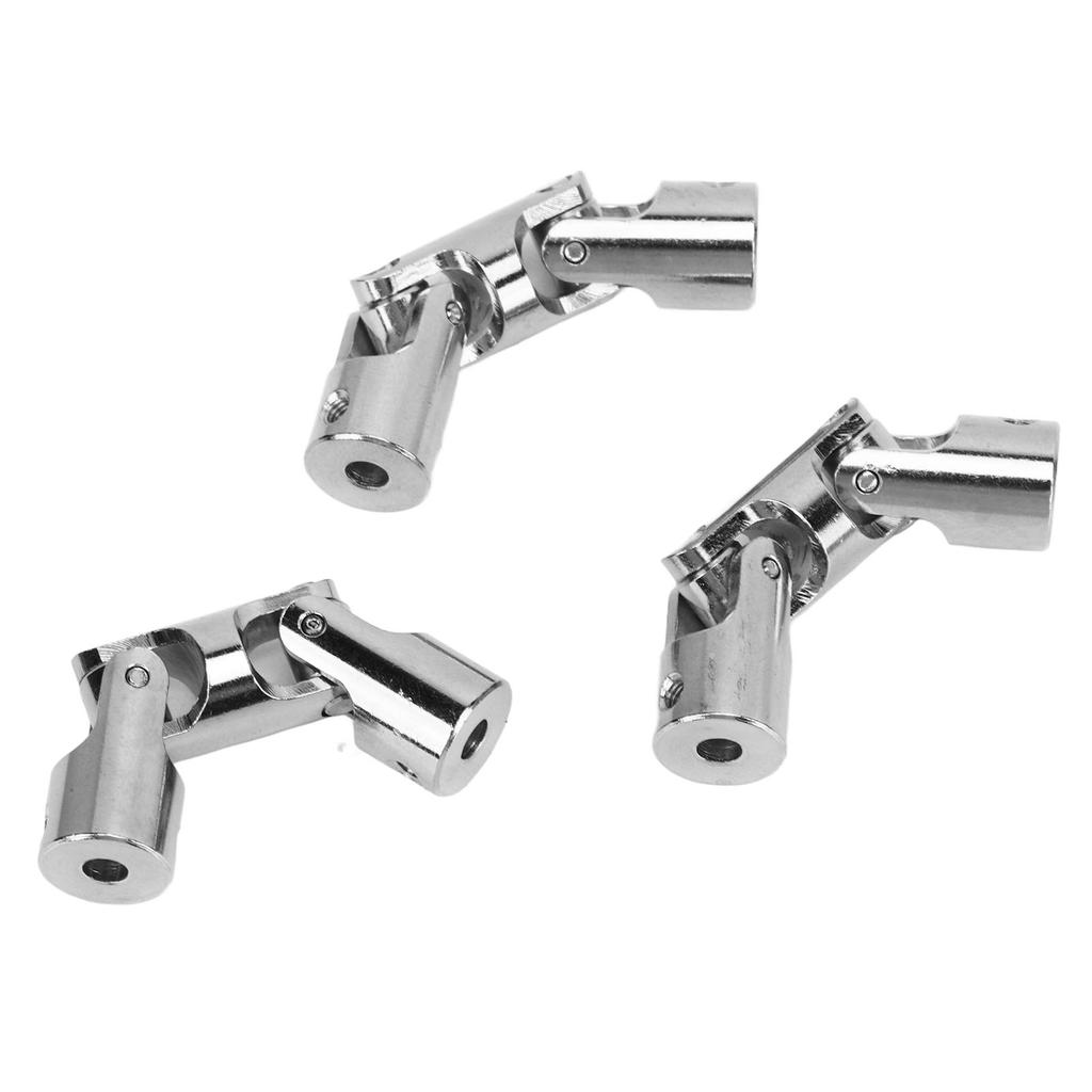 3 Stück 3 Gelenk Lenkwellenkupplung Stahl 4mm auf 4mm Drehbar Universalkupplung für RC