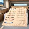 1PC DRAGON BALL  Print Flannel Blanket, High quality All Seasons, Home Decor, Warmth and Comfort, Perfect for Christmas Gifts