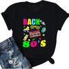 80s Shirt for Women I Love The 80's 90's T Shirts Vintage Music Graphic Tee Novelty In My 80's Era Casual Top