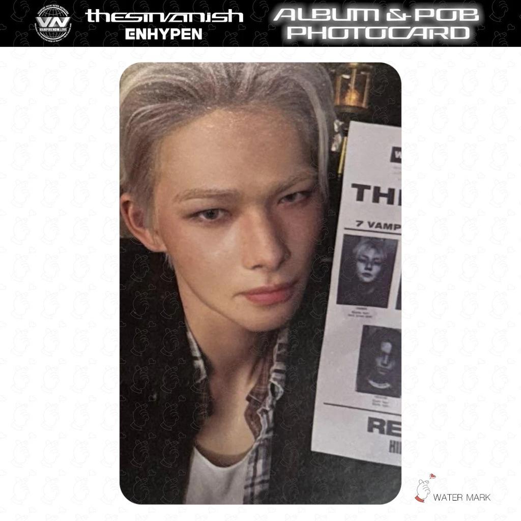 VORBESTELLUNG ENHYPEN THE SIN VANISH ALBUM Fotokarte Japan POB Glücksziehung OFFIZIELL FORBIDDEN AFTERLIGHT STORM FUGITIVES