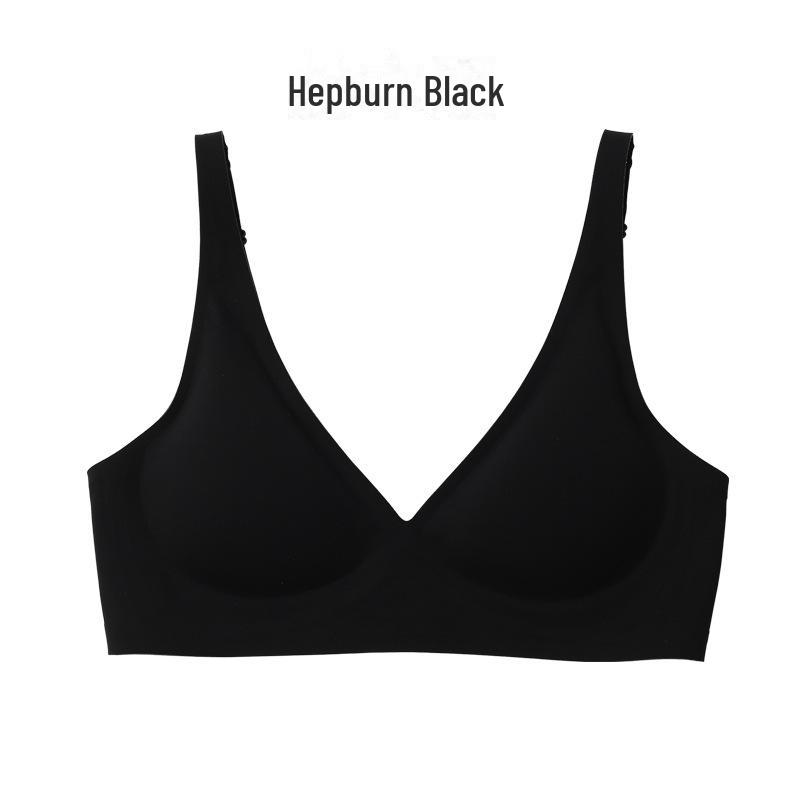 Conjunto de Sujetador de Gelatina sin Costuras con Escote en V Profundo para Mujer - Otoño/Invierno Push-Up de Una Pieza