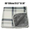 Flannel Multi-function Shawl Blanket Keep Warm Lazy Casual Office Blanket  for Women and Office Use