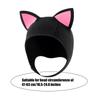 Neoprene Wetsuit Hood Adjustable Thermal Head Cover Cute Cat Ears Diving Hat For Snorkeling Surfing Sailing Kayaking Water