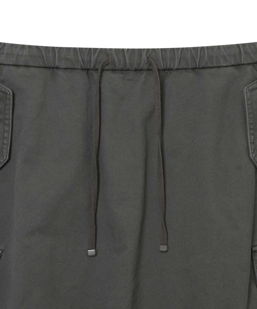 Syupeodeulai Women'S Cargo Balloon Mini Skirt Charcoal Sdflkcq51Chl