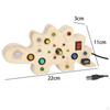 LED Busy Board Sensory Toy with Screwdriver Practical Skill Early Educational Light Switch