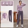 Women's Quick-Dry Long Sleeve Fitness & Yoga Set: Running, Pilates, Body Shaping Top for Spring & Autumn