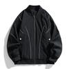 Pocket Decoration Baseball Jacket for Men Street Loose Versatile Jacket Top for Men