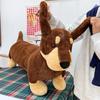 Cartoon Dachshund Plush Toy With Soft Pp Cotton For Kids And Children