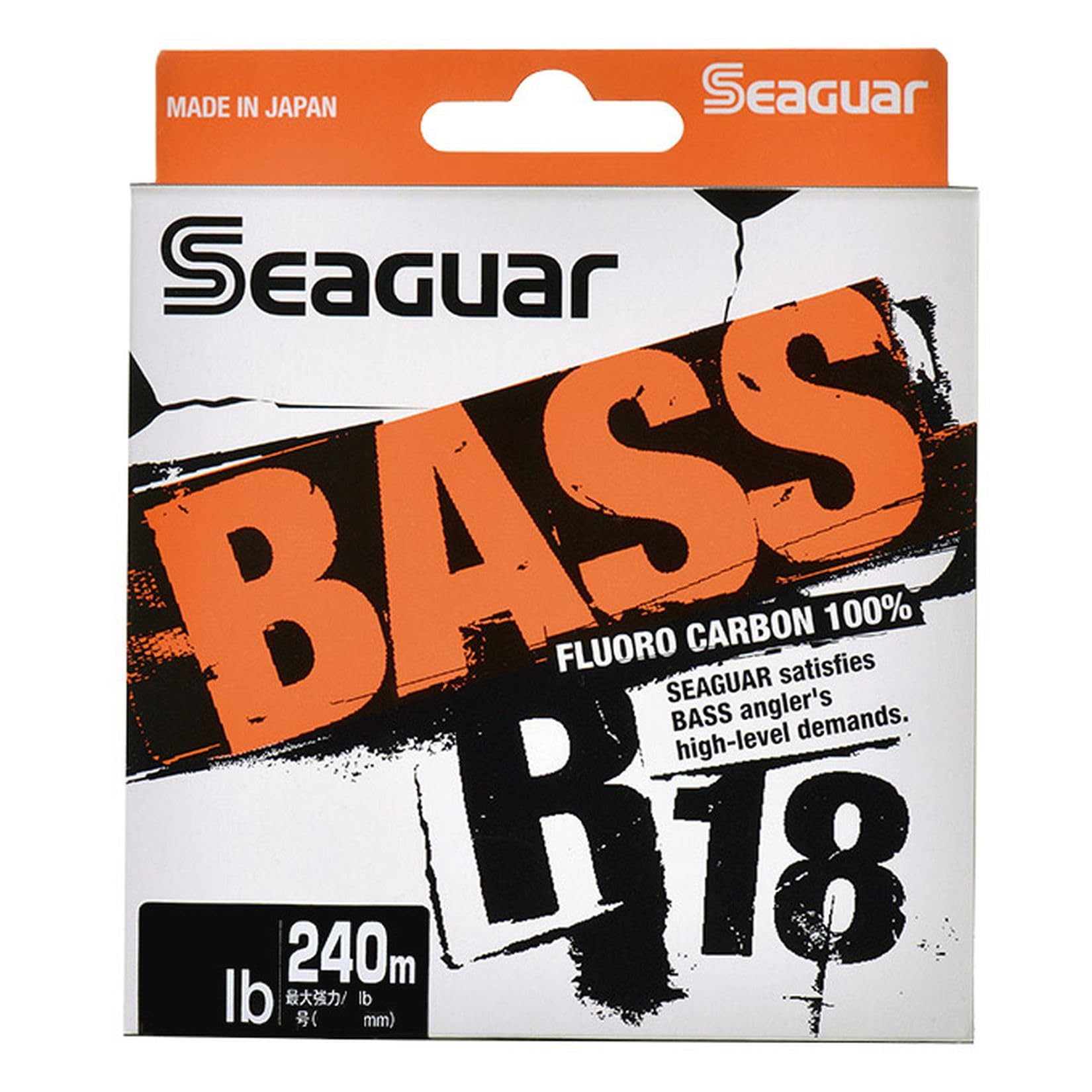 

Seaguar R18 Bass Line, 240m, 12lb, Clear