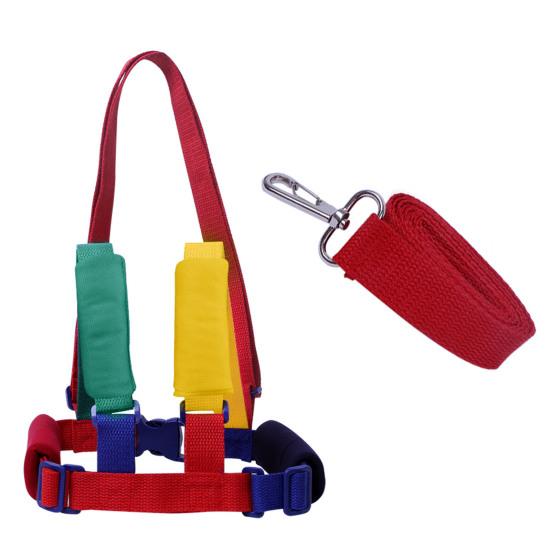 

Регулируемый детский поводок 1,2 м, удлиняющаяся цепочка, снижает давление на плечи, детский ремень, детский антипотерянный браслет на запястье B зелёный