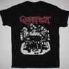NUOVA T-Shirt Nera in Cotone Pesante GOREFEST Band TANGLED IN GORE S-5XL UR628 T-Shirt Unisex