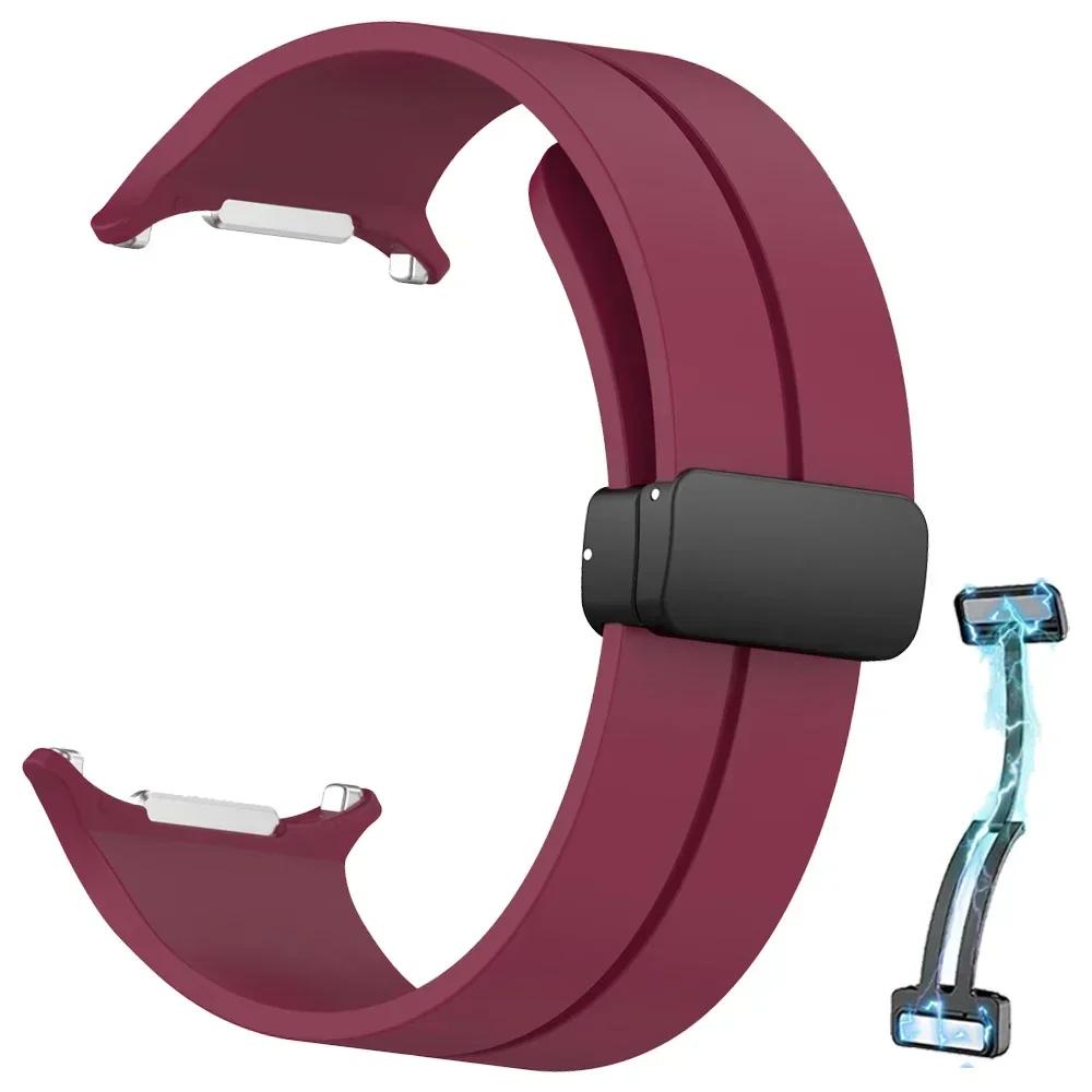 Sports Silicone Strap For Samsung Galaxy Watch Ultra 2025 Magnetic Buckle Band Galaxy Watch Ultra 47mm Watchband Correa Bracelet