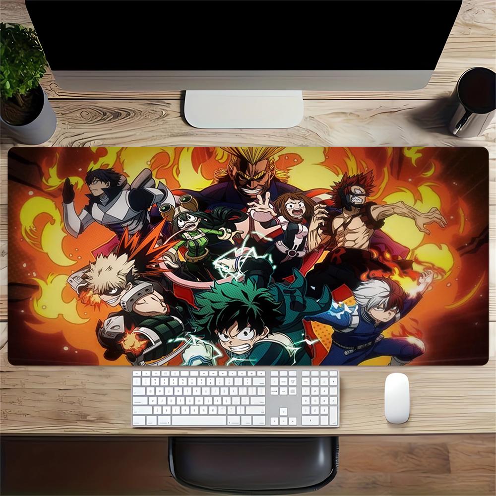 Heroic Battle Unite Large Gaming Mouse Pad Nonslip Rubber Base Waterproof Desk Mat For Office Pc Laptop