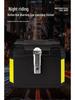 Waterproof, thickened extra-large tail box for electric vehicles and motorcycles, compatible with Ninebot and Niu.