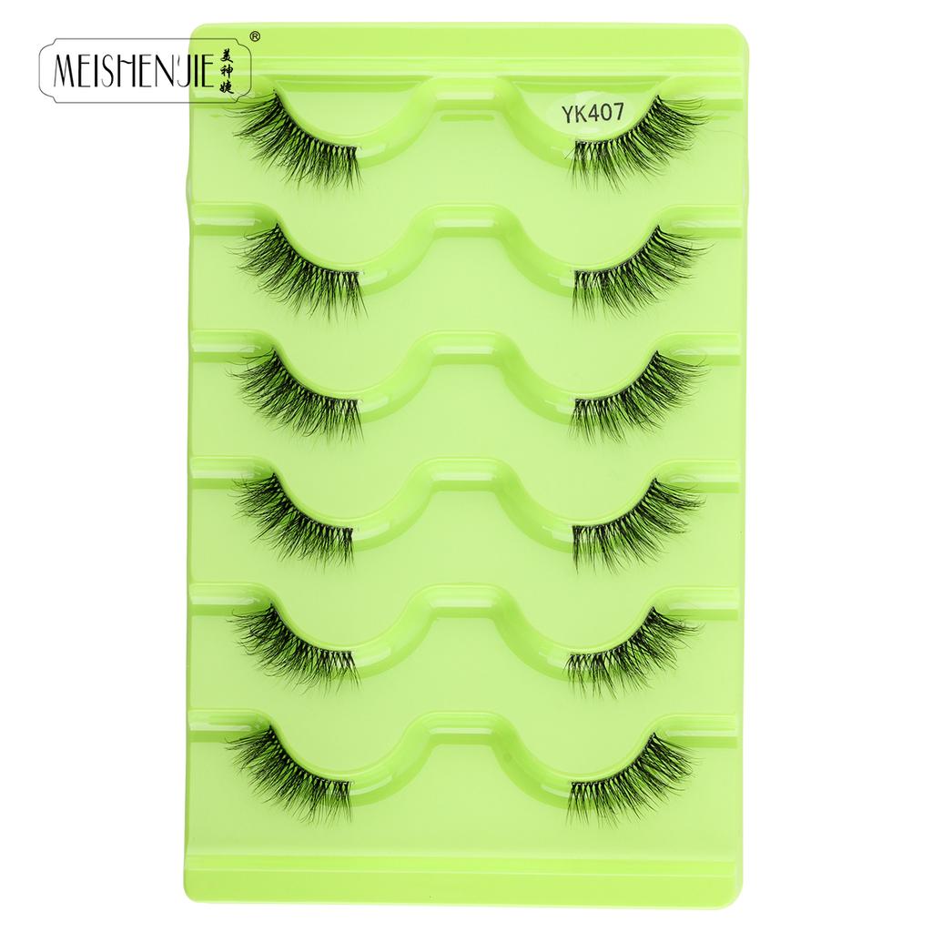 Faux Cils 6/10 Pairs False Eyelashes Natural Long Handmade Fluffy Fake Lashes Extension Makeup Tool 3D Mink Lashes Maquillaje