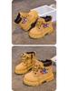 Dr. Martens Toddler Boots: Unisex Warm Yellow Cotton Short Boots for Boys & Girls (Autumn/Winter 2025)