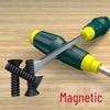 Eleven-word Industrial-Grade Magnetic Screwdriver, Long-Handle, Super Hard, Center-Through, Strikeable, Available In 6", 8", 10"