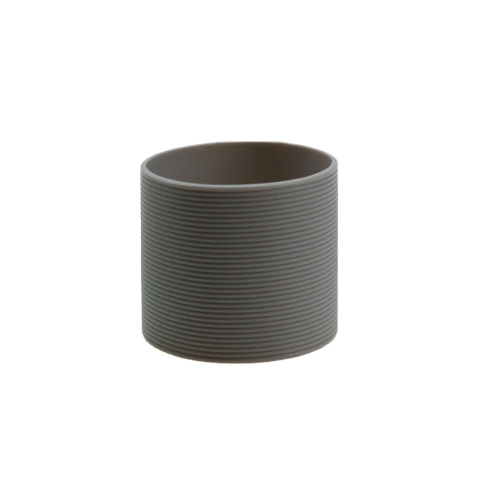 Silicone World 6CM Silicone Heat Insulated Cup Sleeve Stripes Non-slip Wraps For Glass Cup Sleeve Water Bottle Kettle Cover