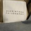 MACKINTOSH PHILOSOPHY Sanyo Shokai wendbarer Edelstahlkragenmantel 40 Herren Gebraucht