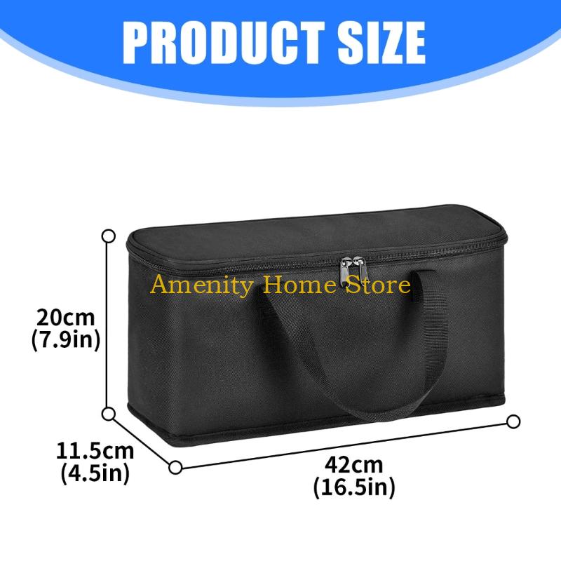 F26C Waterproof Dustproof Protective Bag for Double Slices Toaster with Carry Handle