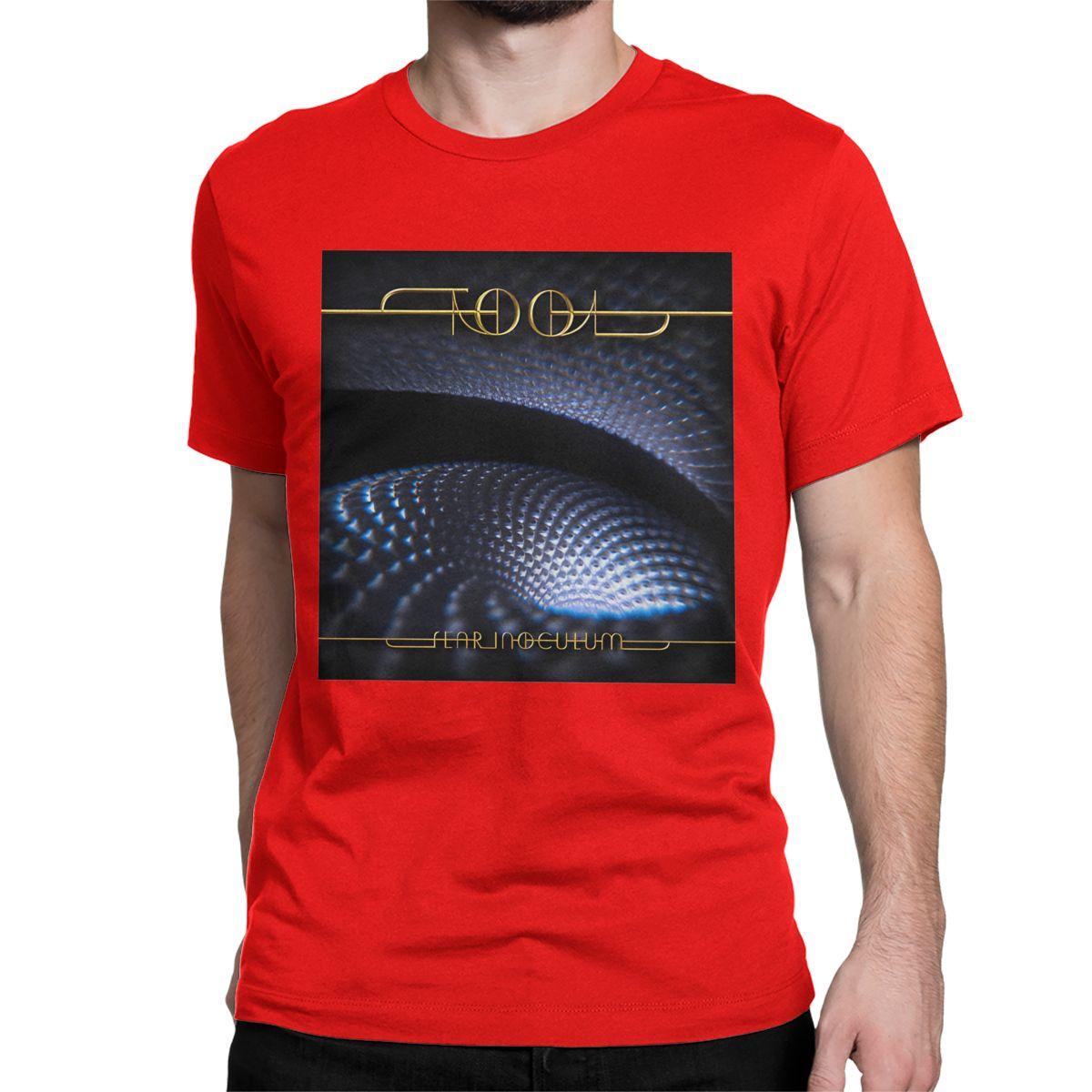 

Men Women T-Shirts Tool Rock Band Pneuma Humorous Cotton Tees Short Sleeve Alternative Metal T Shirts Crew Neck Clothing Summer S