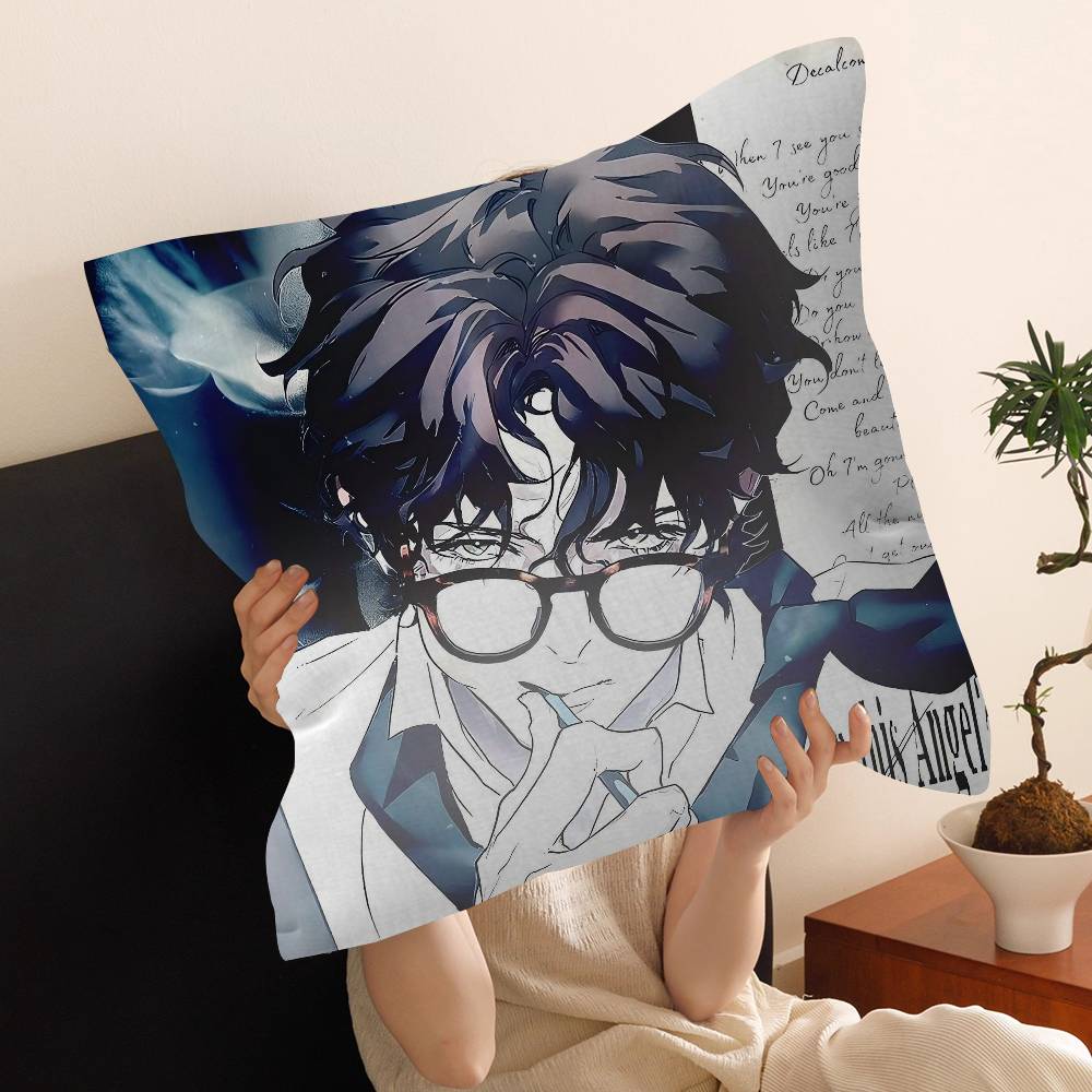 Cartoon N-Nerd P-Project Bl Anime Cushion Cover Polyester Sofa Cushions Decorative Throw Pillows Home Decoration Pillowcover