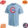 Chicago Team Cub T Shirt Inspired Alternate Logo, Light Blue, Men's Fan T-Shirt Unisex T-Shirt