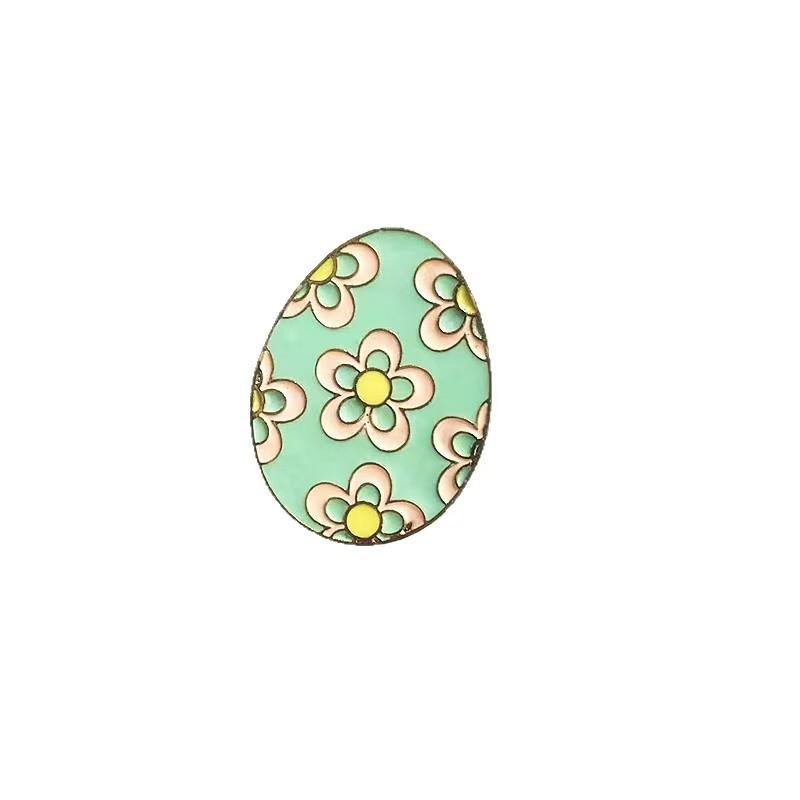 Cute Cartoon Animal Brooch: Colorful Chicken, Bird, and Rabbit Metal Pins with Enamel Coating