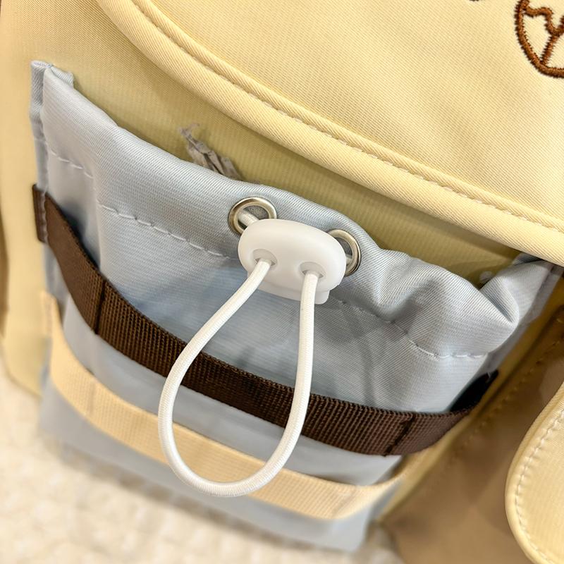 Damska Torba na Ramię Torba Studencka Color Block Torba Crossbody z Portmonetką