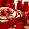 Luxury Bride's Dowry Set: Complete Pre-Wedding Collection with Happy Basin and More