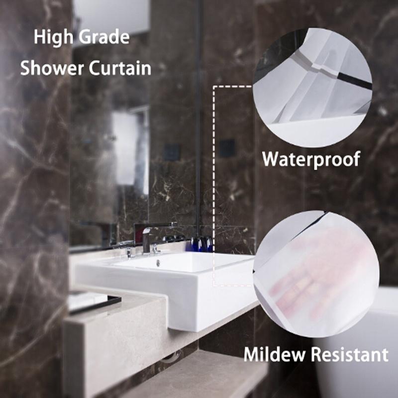 Buy Vogue Thicken Waterproof Colorful Flower Bathroom Shower Curtain (180*180cm ) at affordable