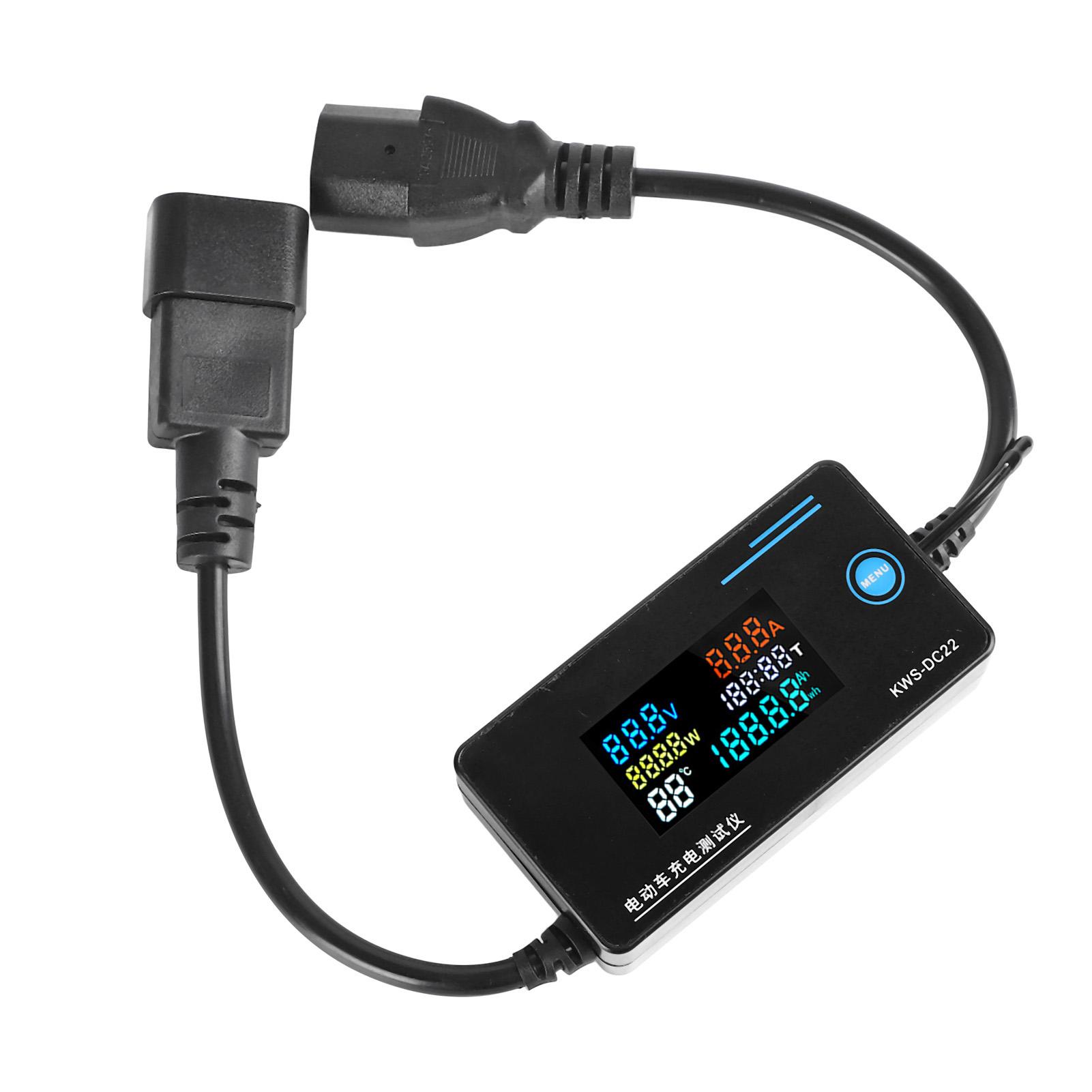 

Charger Power Meter Multifunctional Charger Voltage and Current Tester for Electric Scoooter 8120V