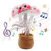 Mushroom Plush Toy With Colorful Led Lights Singing And Dancing Mushroom Electric Stuffed Doll
