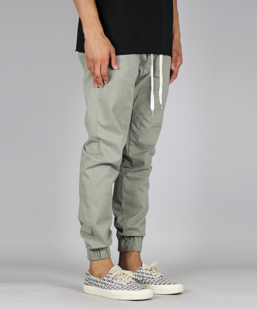 Haipeodenim Light Olive Drop Crotch Jogger
